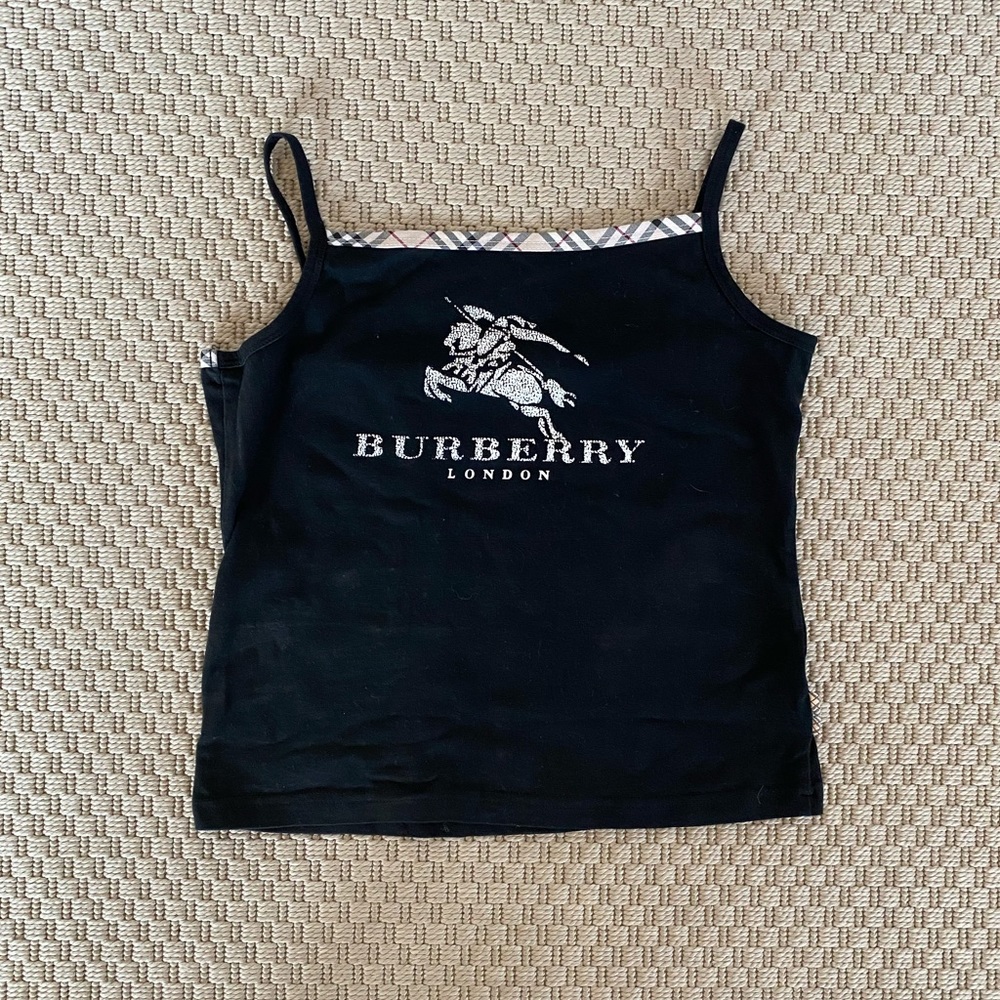 Burberry Cami black tank size L (fits like a M/L)